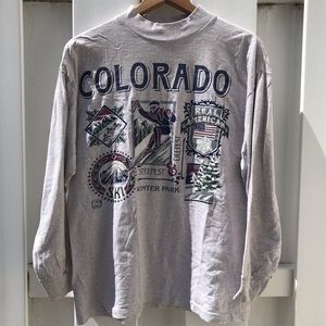 Vintage Colorado Winter Park Long Sleeve Shirt